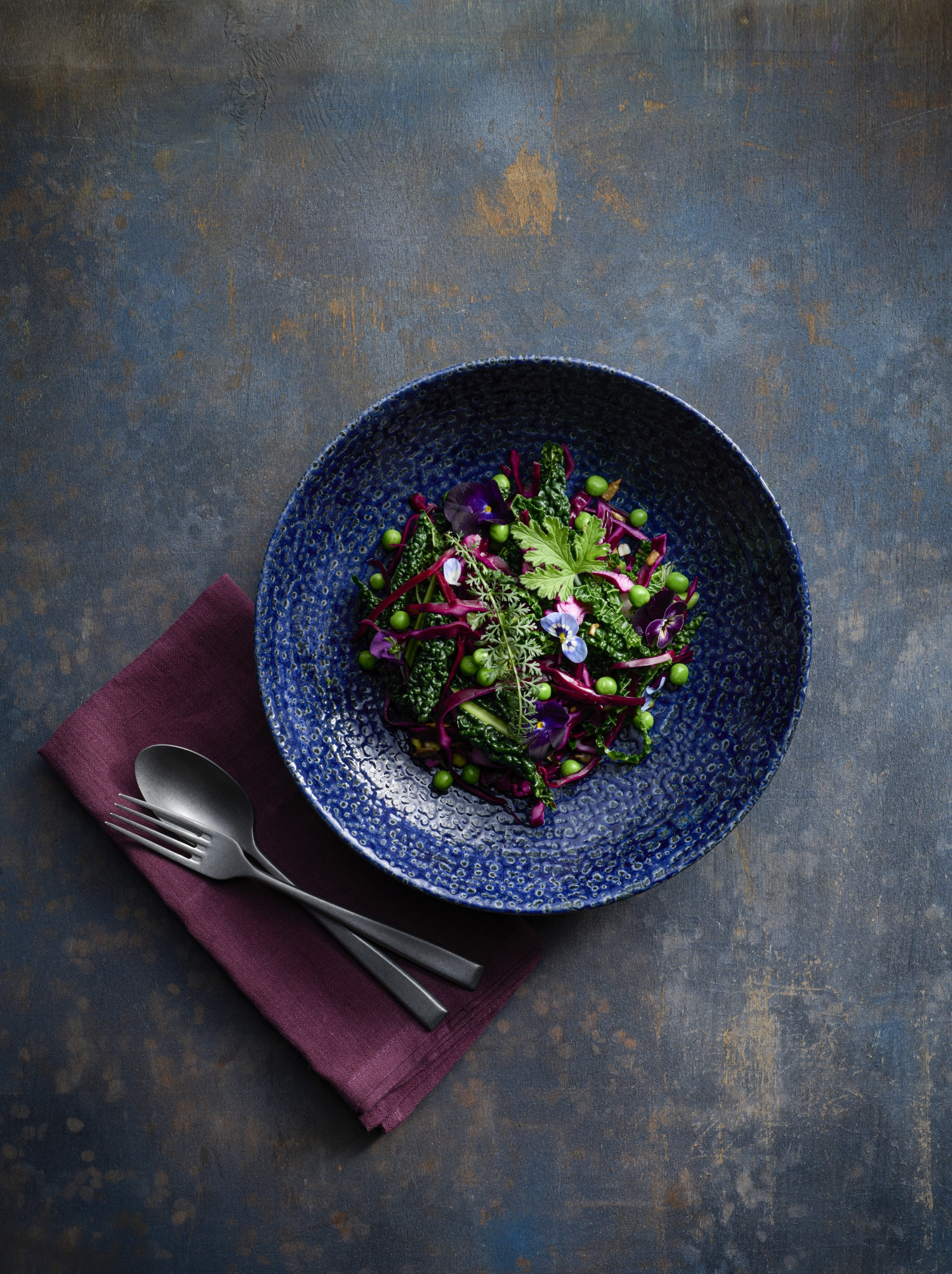 S.P. Homespun Chroma Twilight Coupe Teller tief