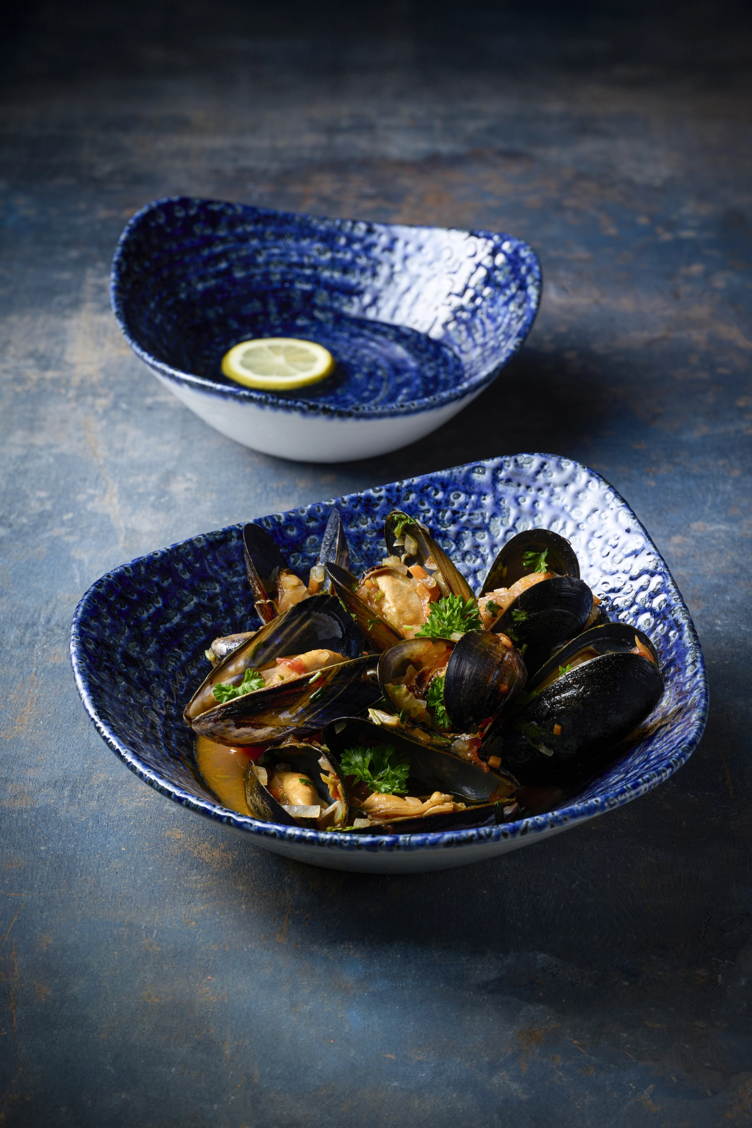 S.P. Homespun Chroma Twilight Triangel Schüssel