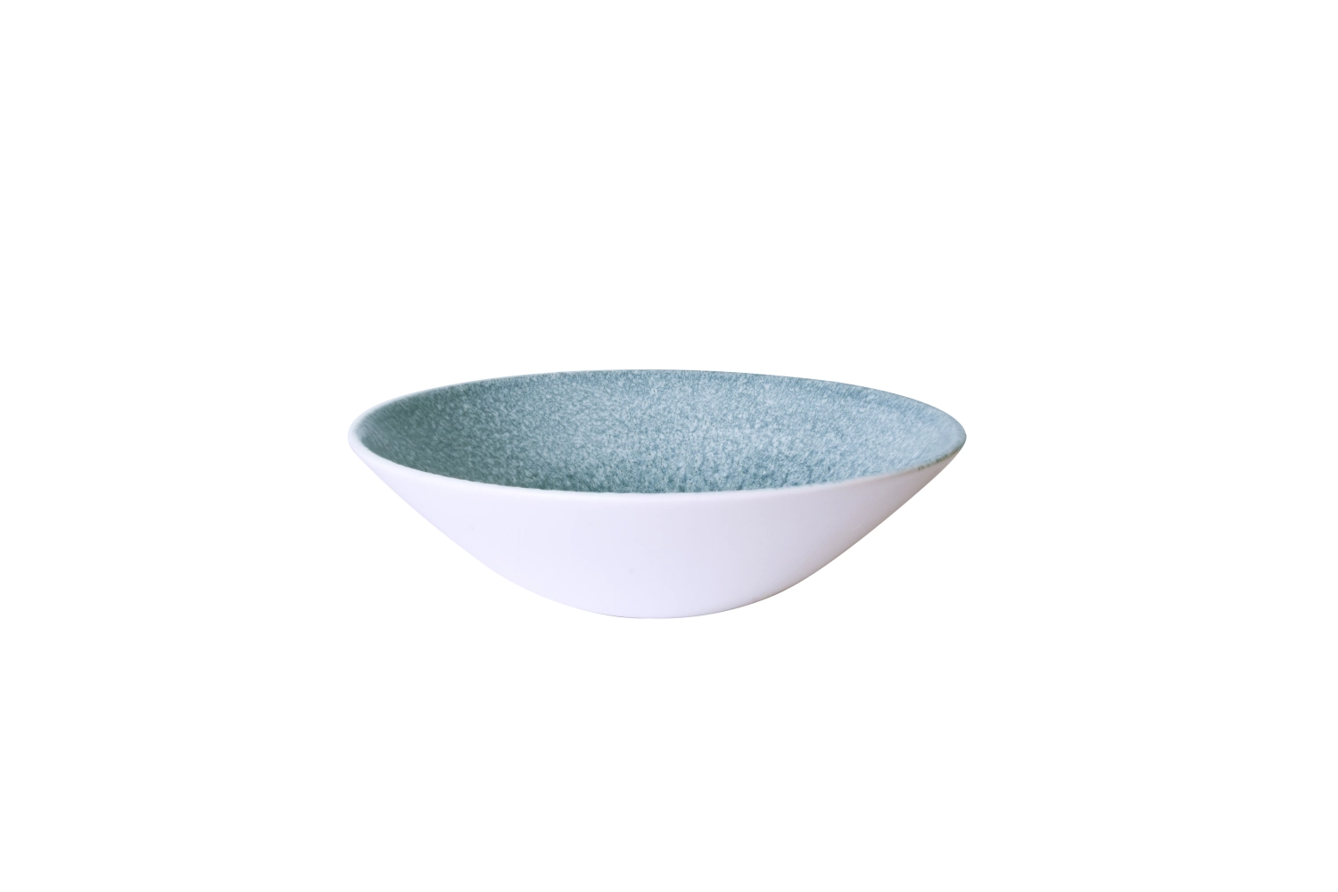S.P. Raku Topaz Blue Schüssel tief