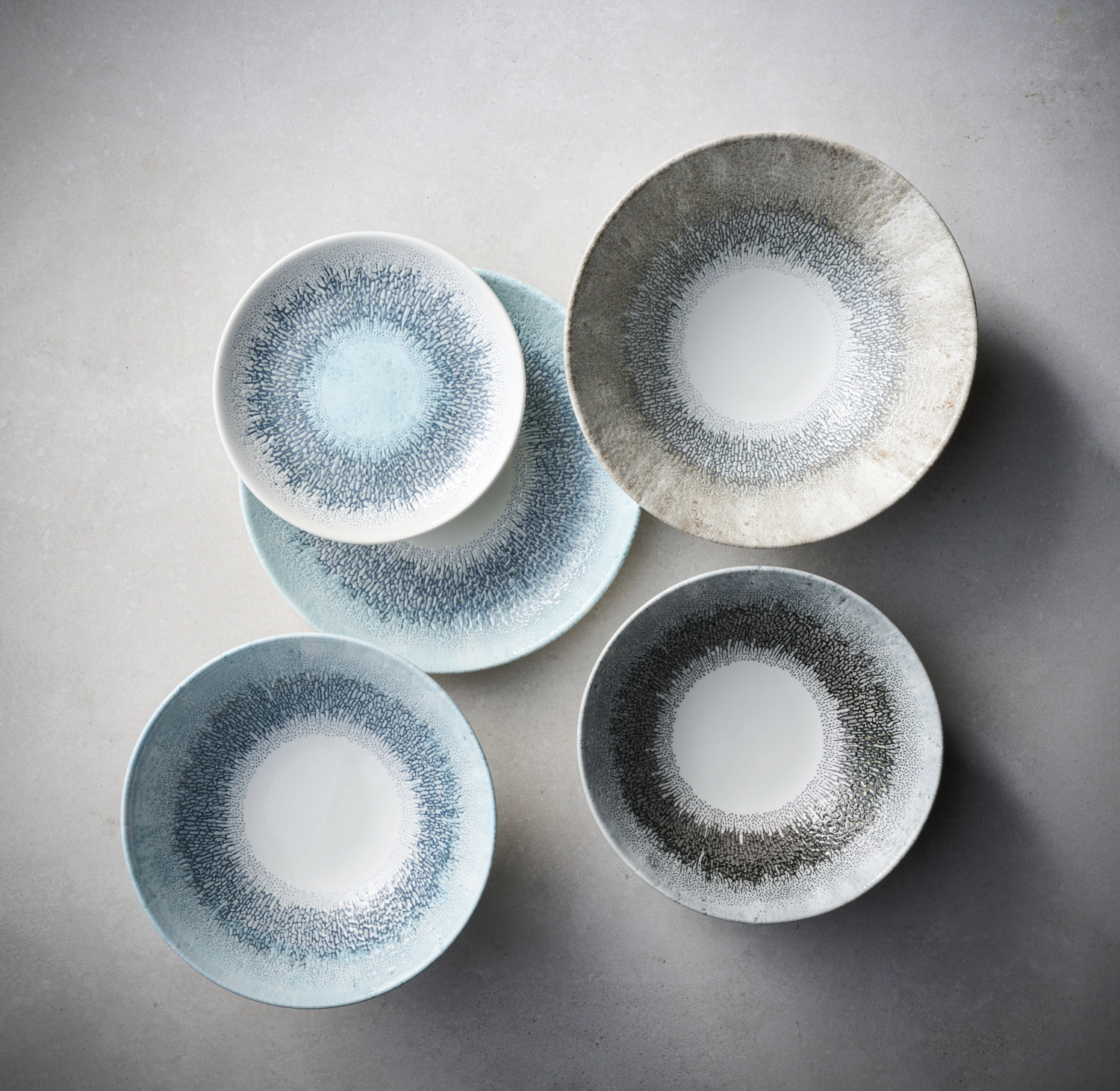 S.P. Fusion Aquamarine Schüssel tief