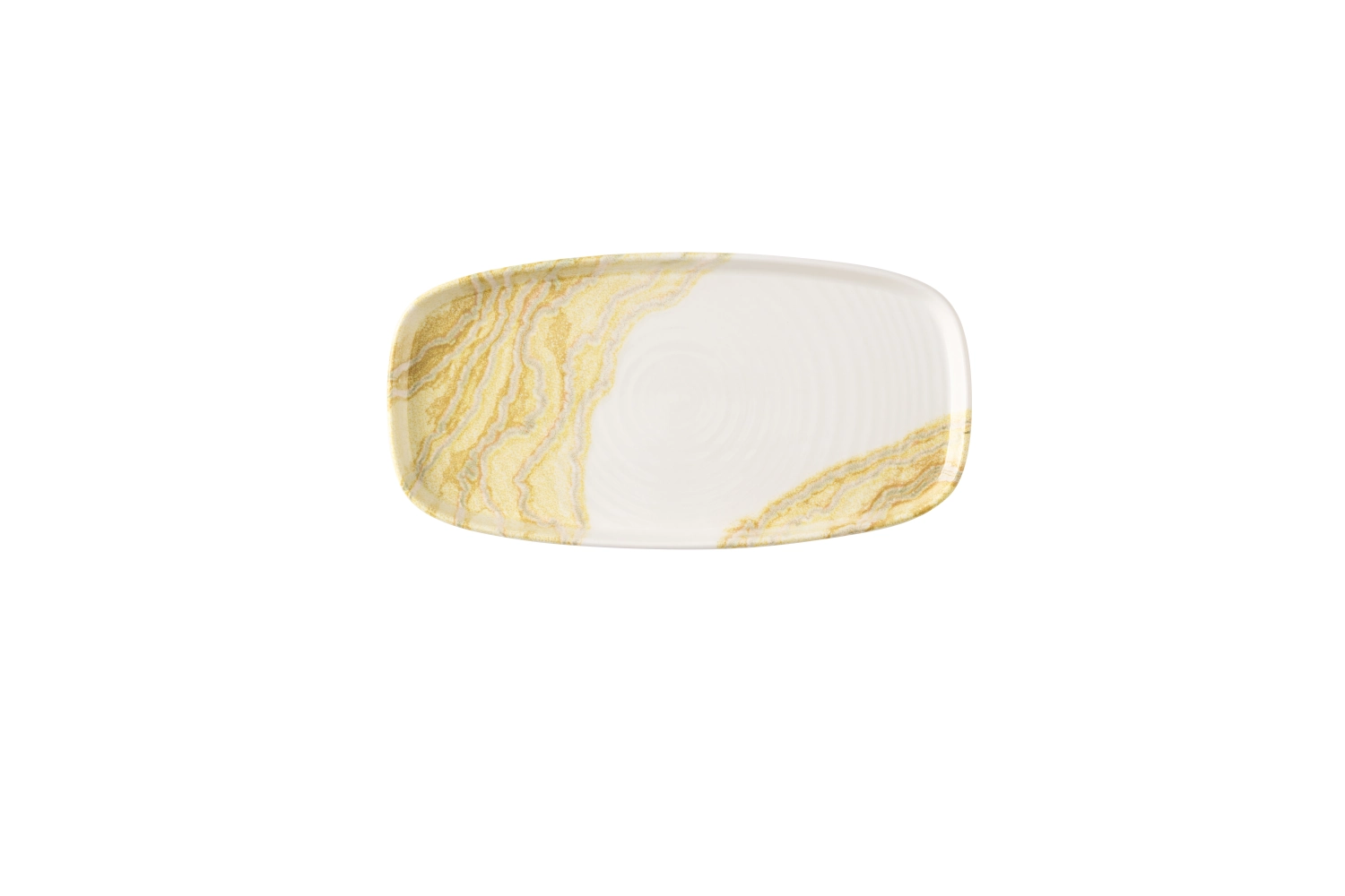 Tide Gold Walled Platte rechteckig