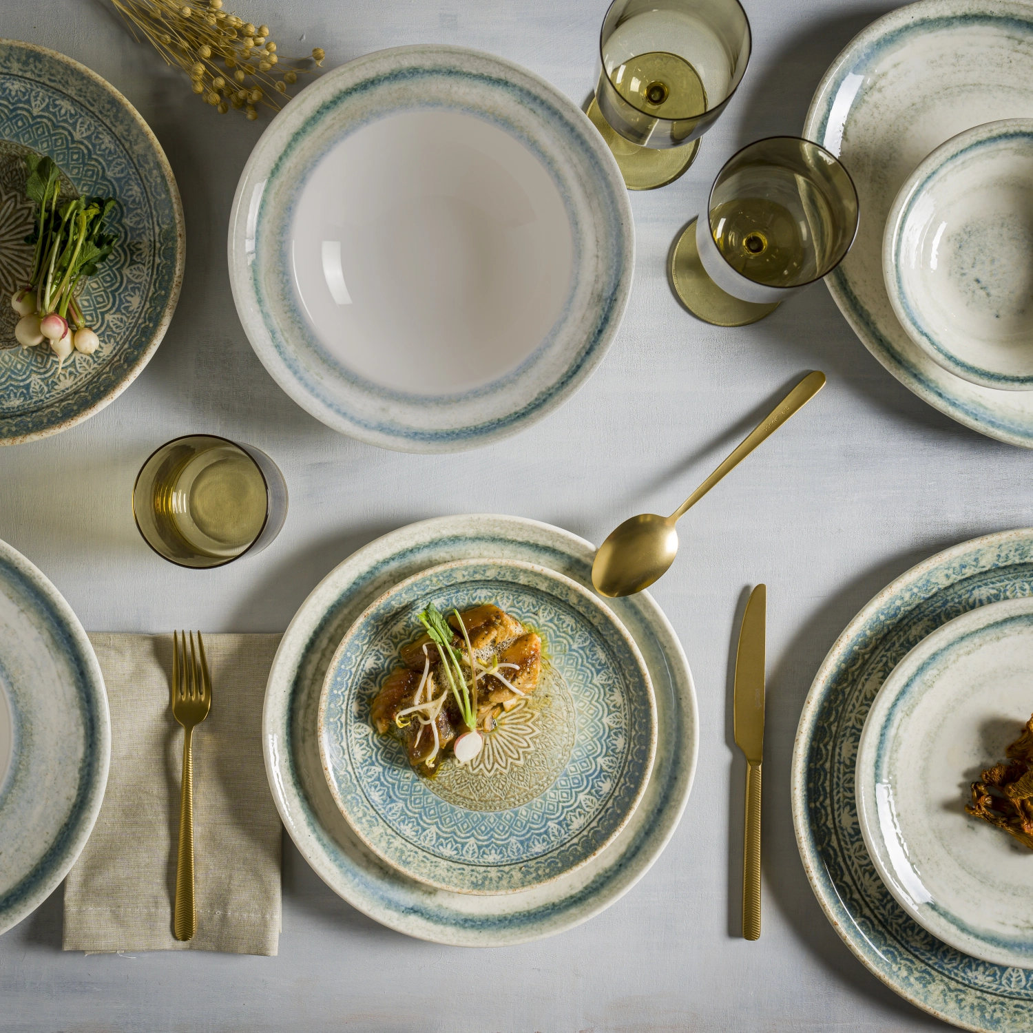 Assiette plate Rivus Gourmet D15cm