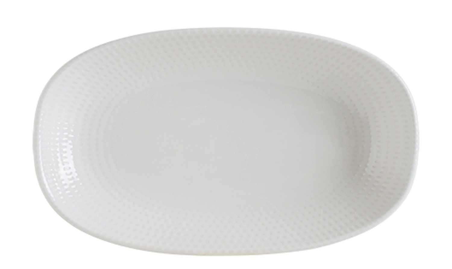 Assiette ovale 15x8.5cm Pure Dot Gourmet