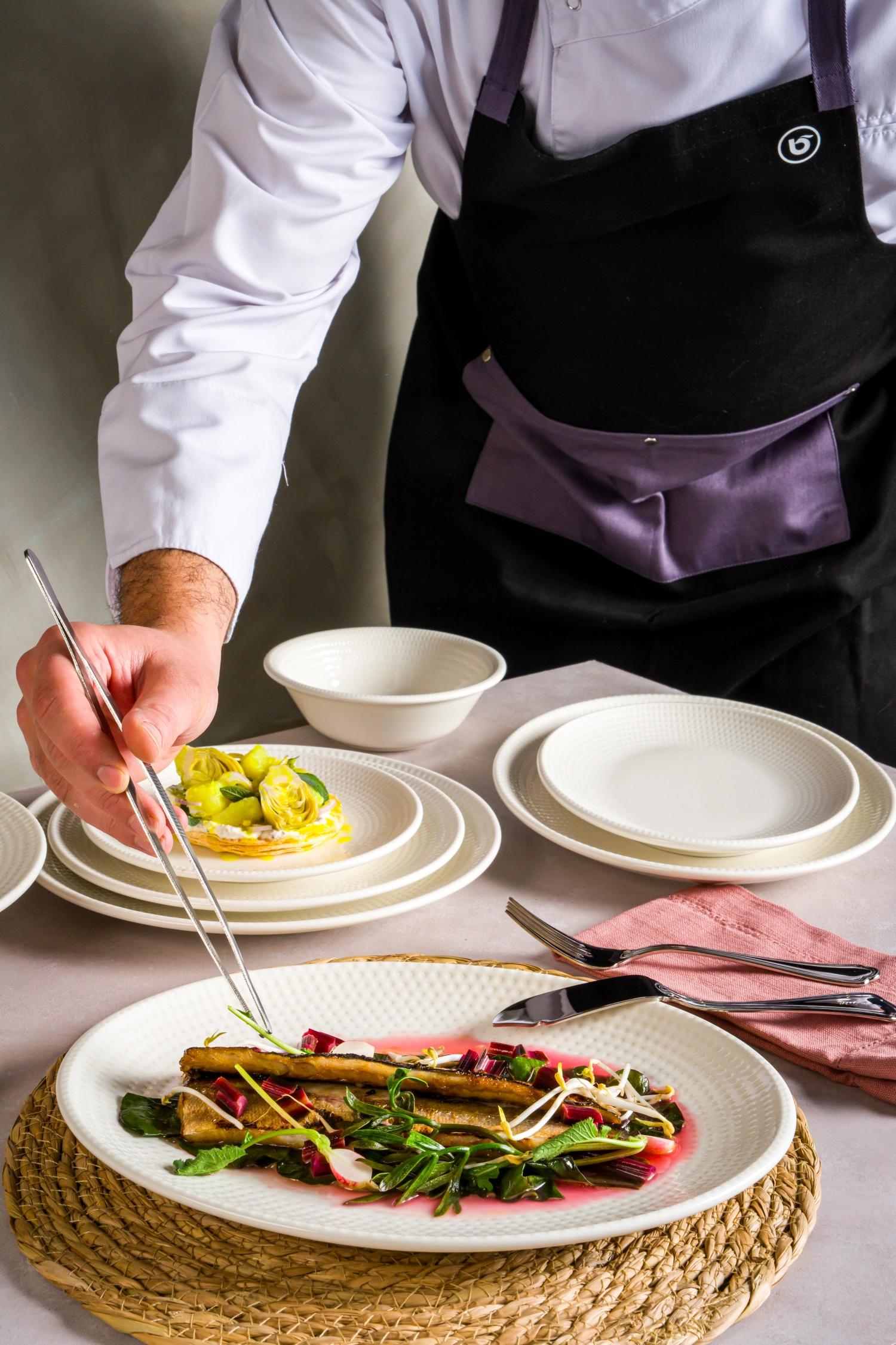 Assiette ovale 15x8.5cm Pure Dot Gourmet