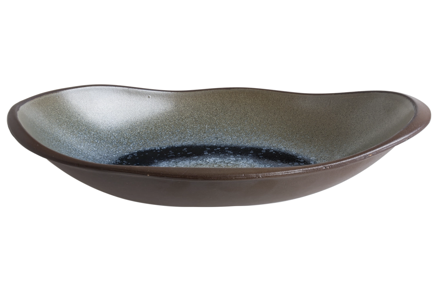 Assiette ovale Lagoon Ocean L27cm