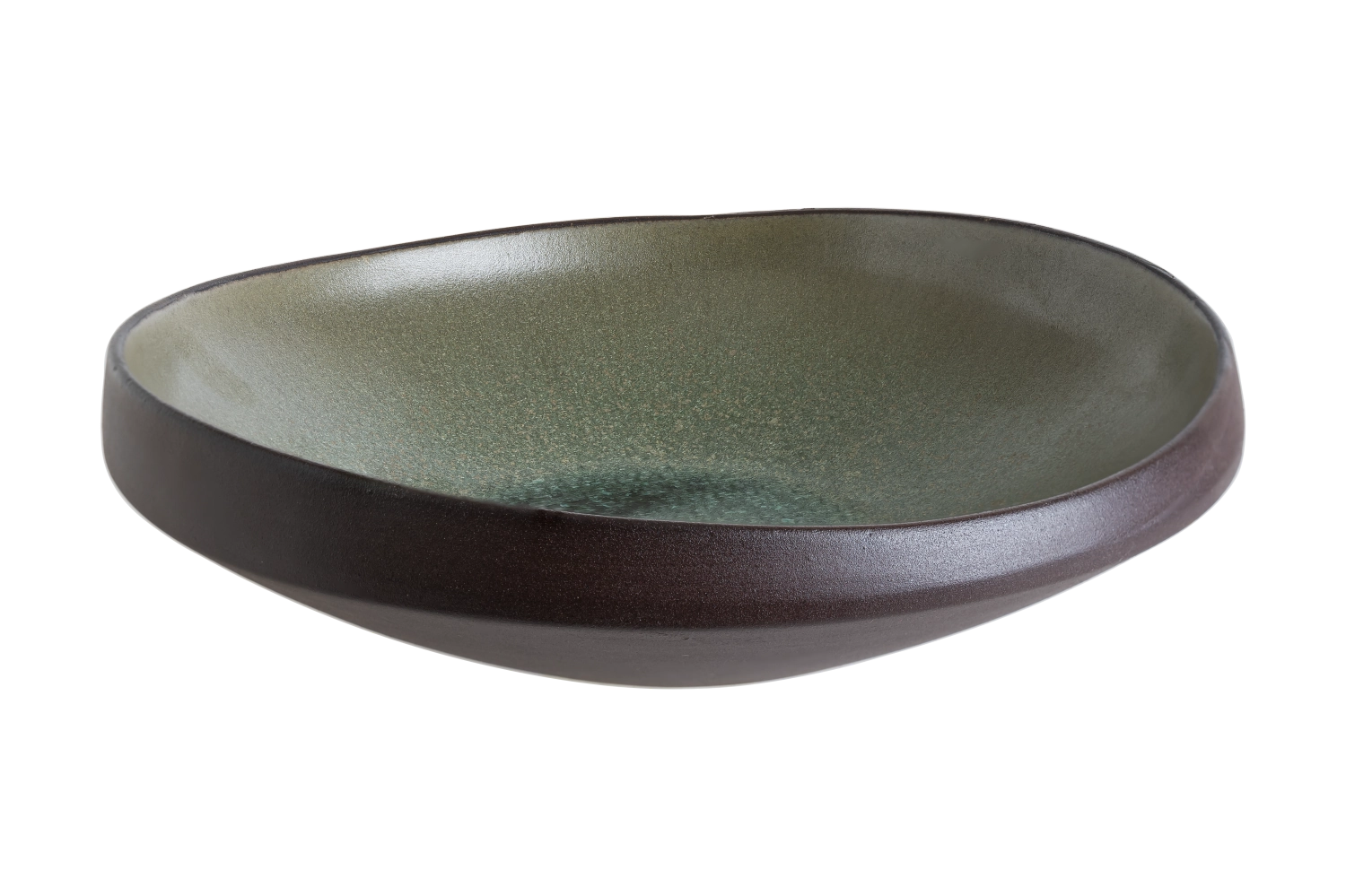 Plaque Lagoon Olive profonde D17cm