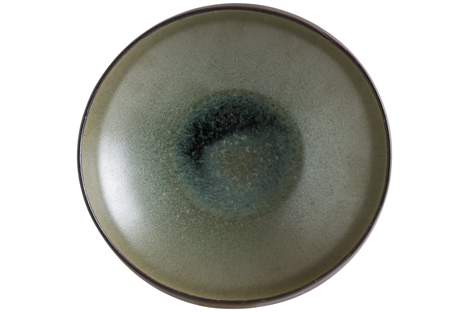 Plaque Lagoon Olive profonde D21cm