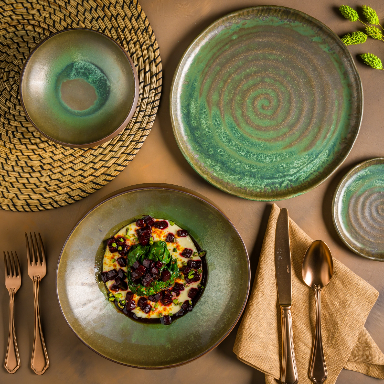 Assiette ovale Lagoon L27cm