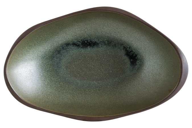 Assiette ovale Lagoon L27cm