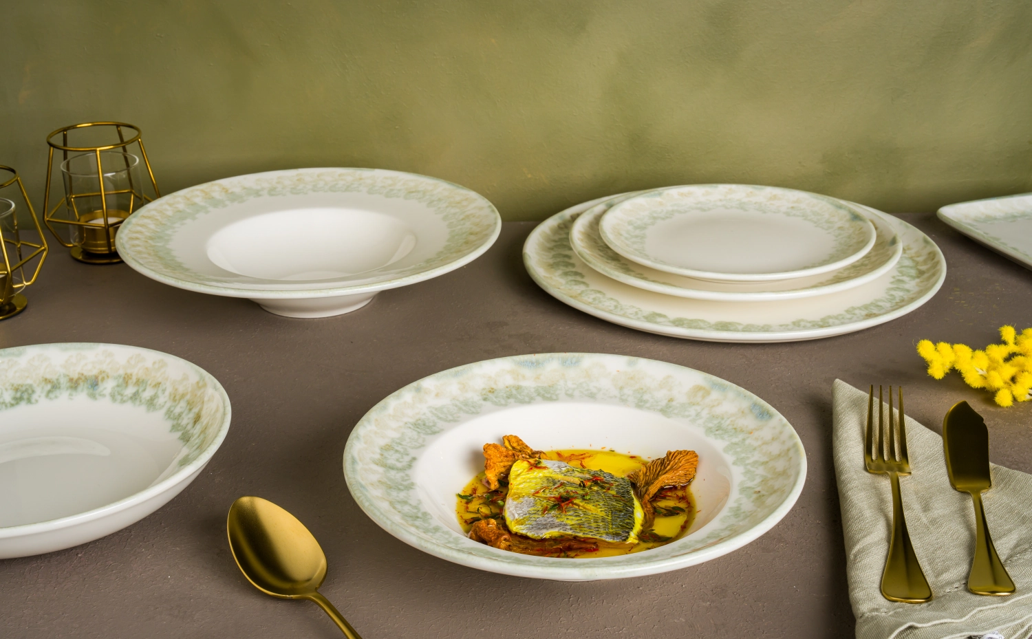 Moon Forest Gourmet Teller flach