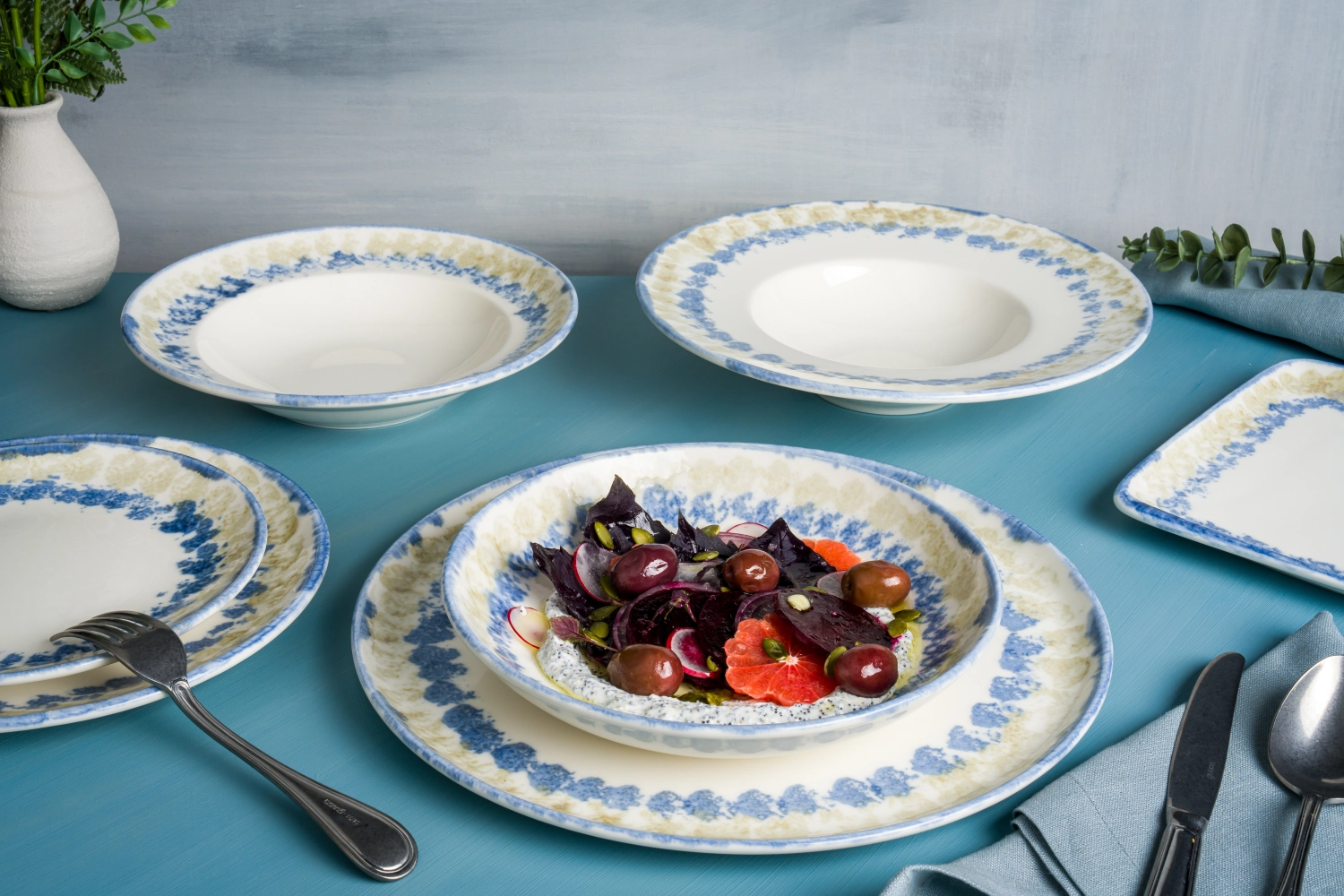 Assiette plate Moon Sky Gourmet D24cm 400ml