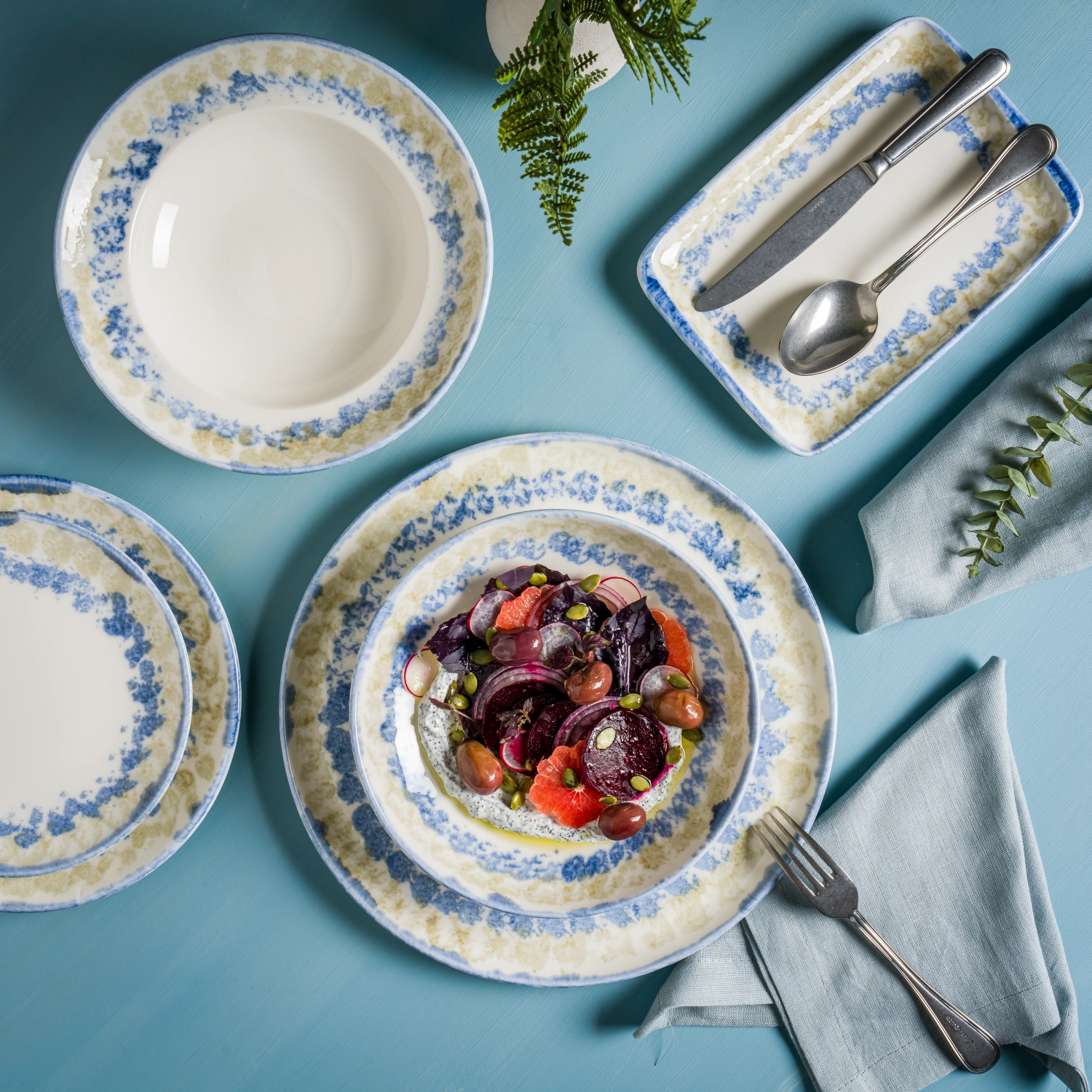 Assiette creuse Moon Sky Gourmet D32cm