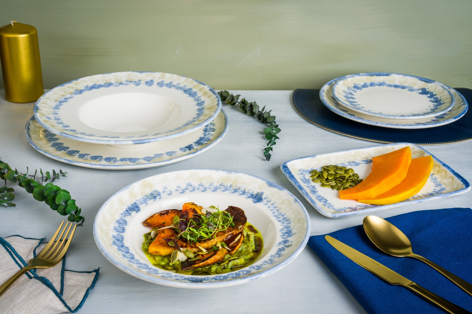 Assiette creuse Moon Sky Gourmet D32cm