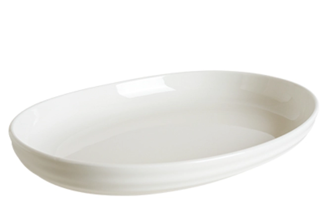 Assiette en terre cuite ovale L37cm