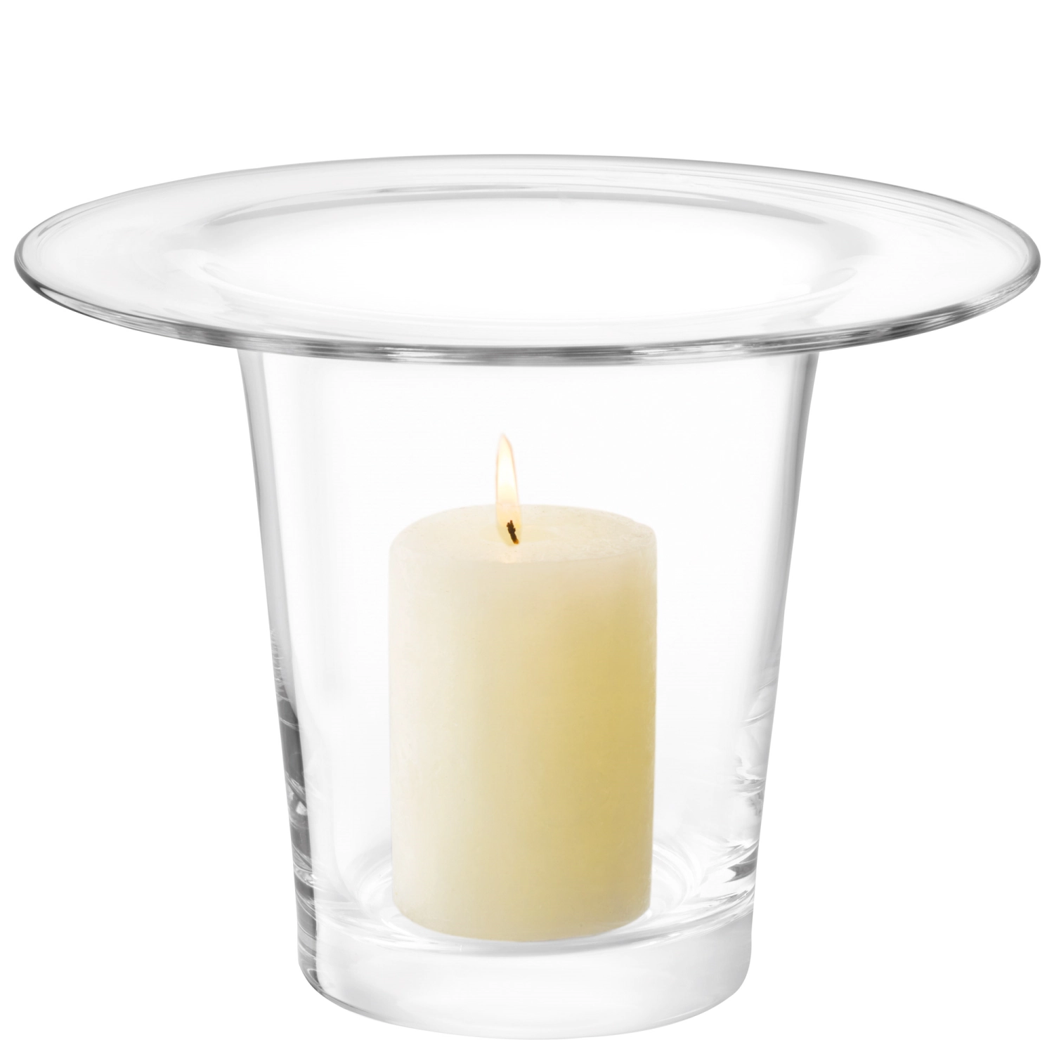 Victoria vase/lanterne H19cm transparent