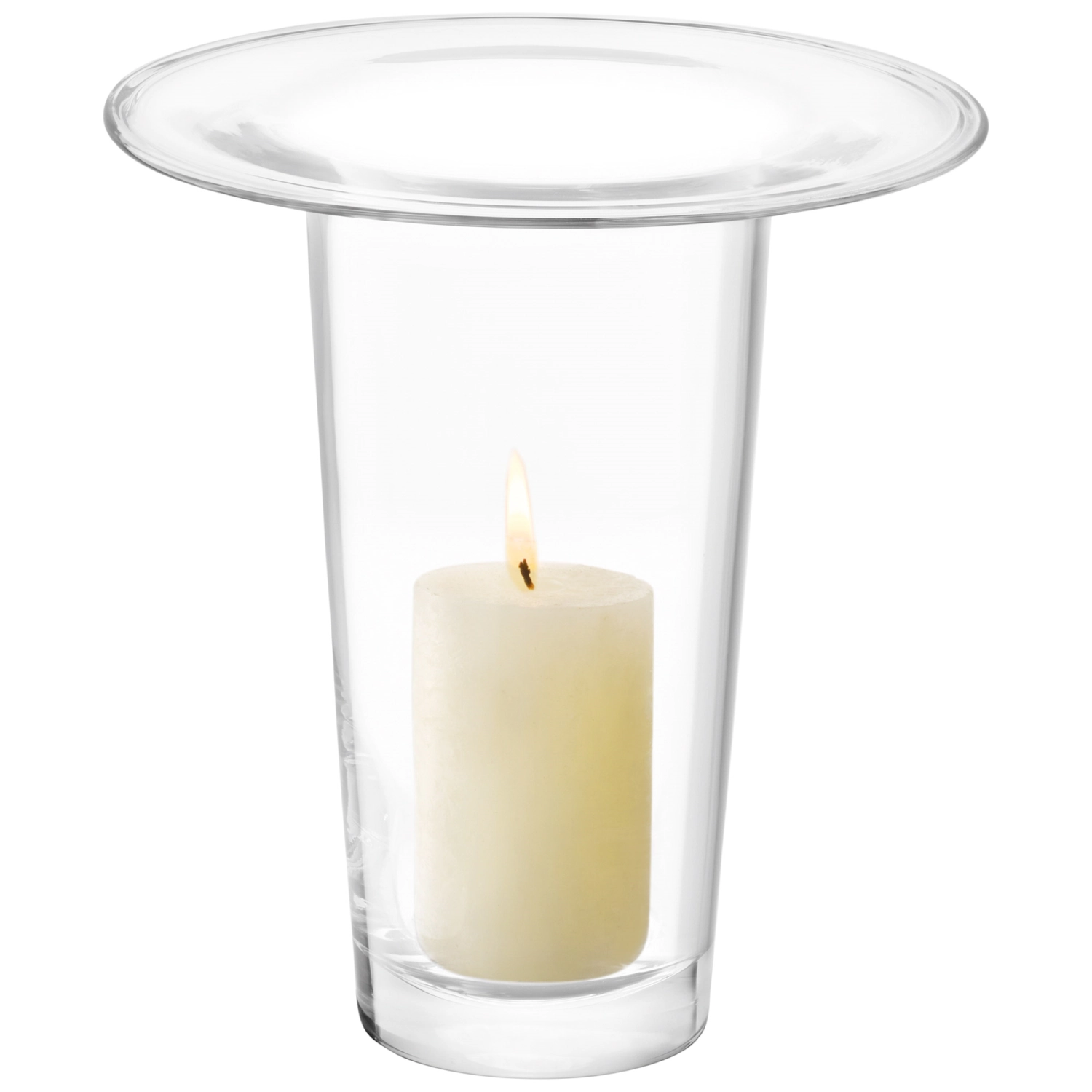 Victoria vase/lanterne H26cm transparent