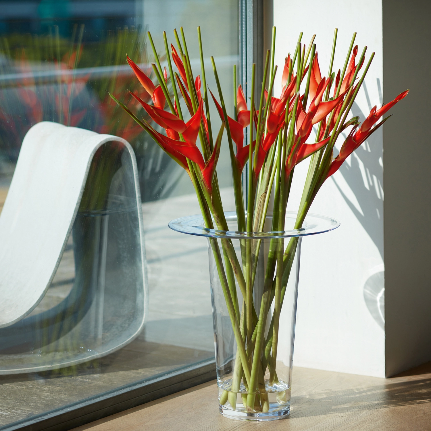 Victoria vase/lanterne H45cm transparent