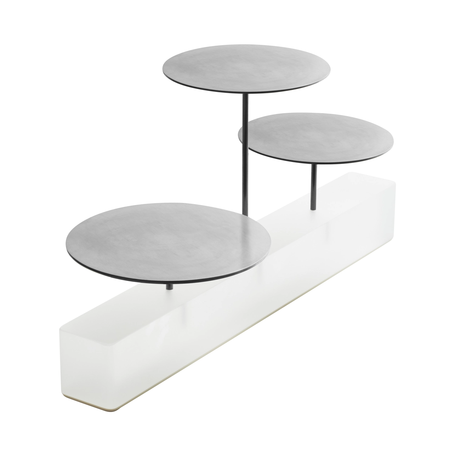 Ice Servierblock mit 3 Tabletts