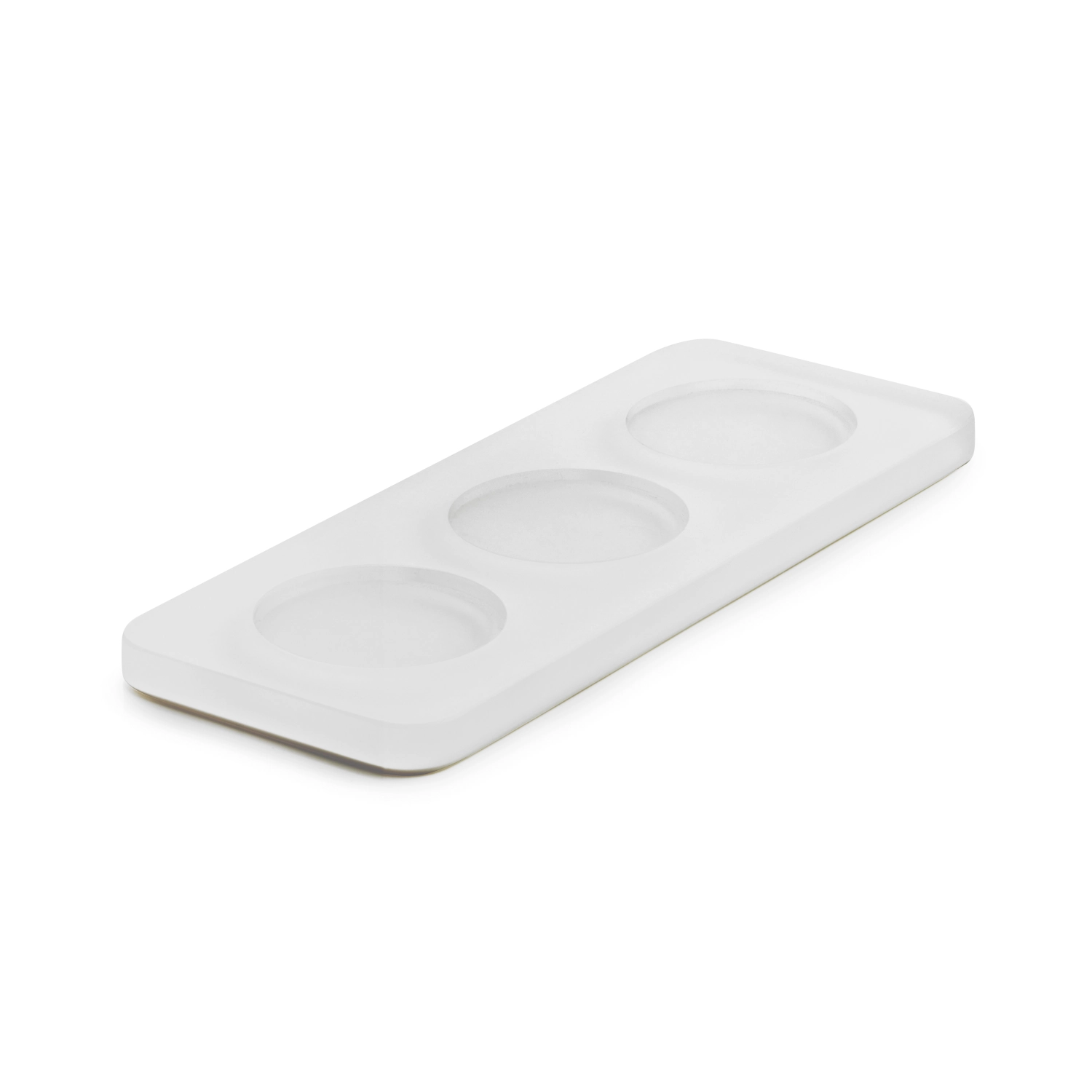 Ice Tablett mit 3 Einbuchtungen