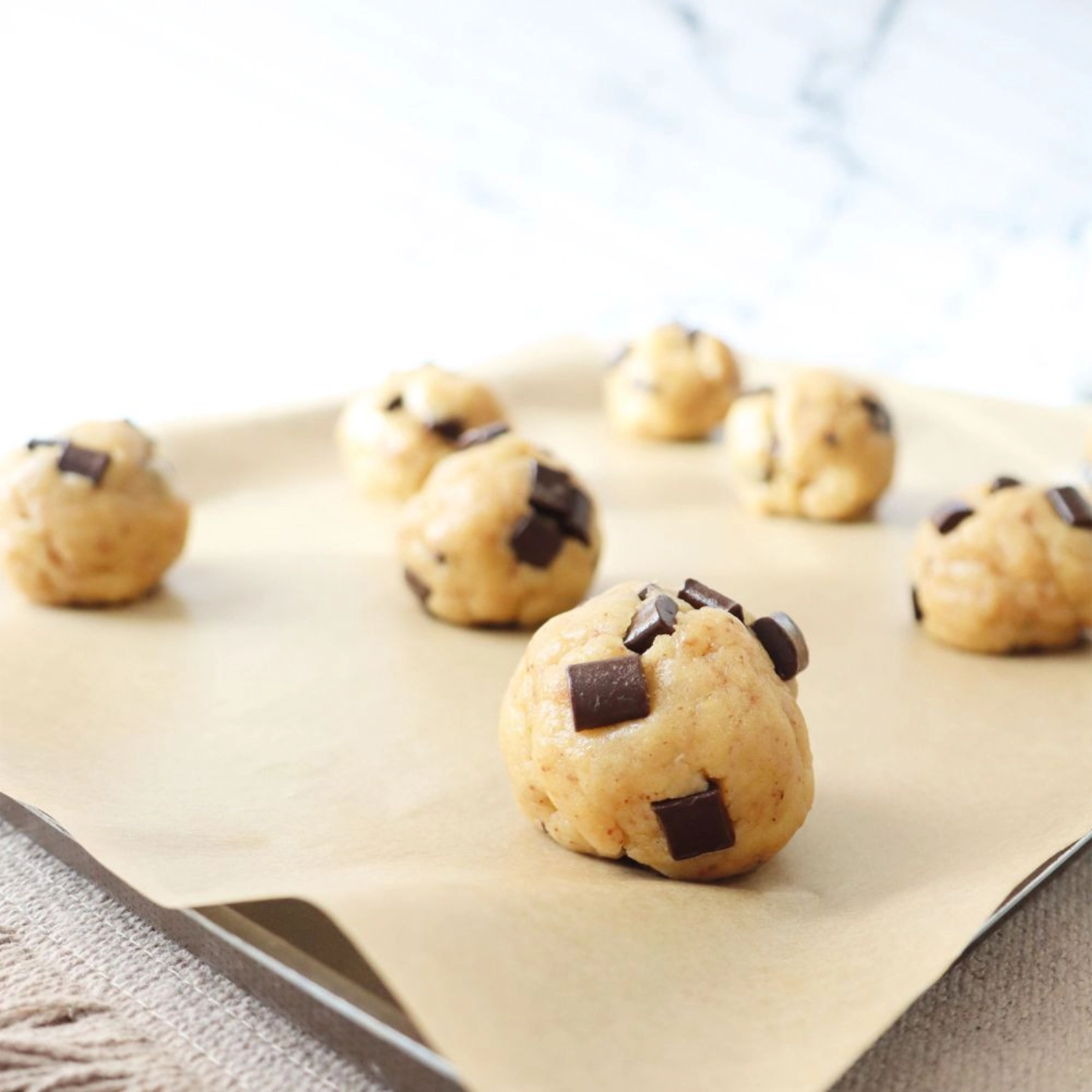 Mix Pâtisserie cookies chocolat noir pâte pralinée amandes