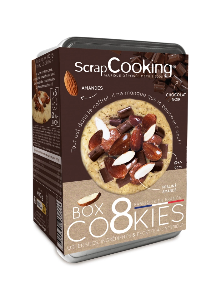 Backmischung Cookies dunkle Schokolade Mandel Praline Paste