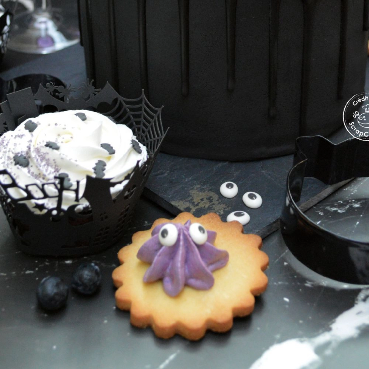 Décors en sucre yeux