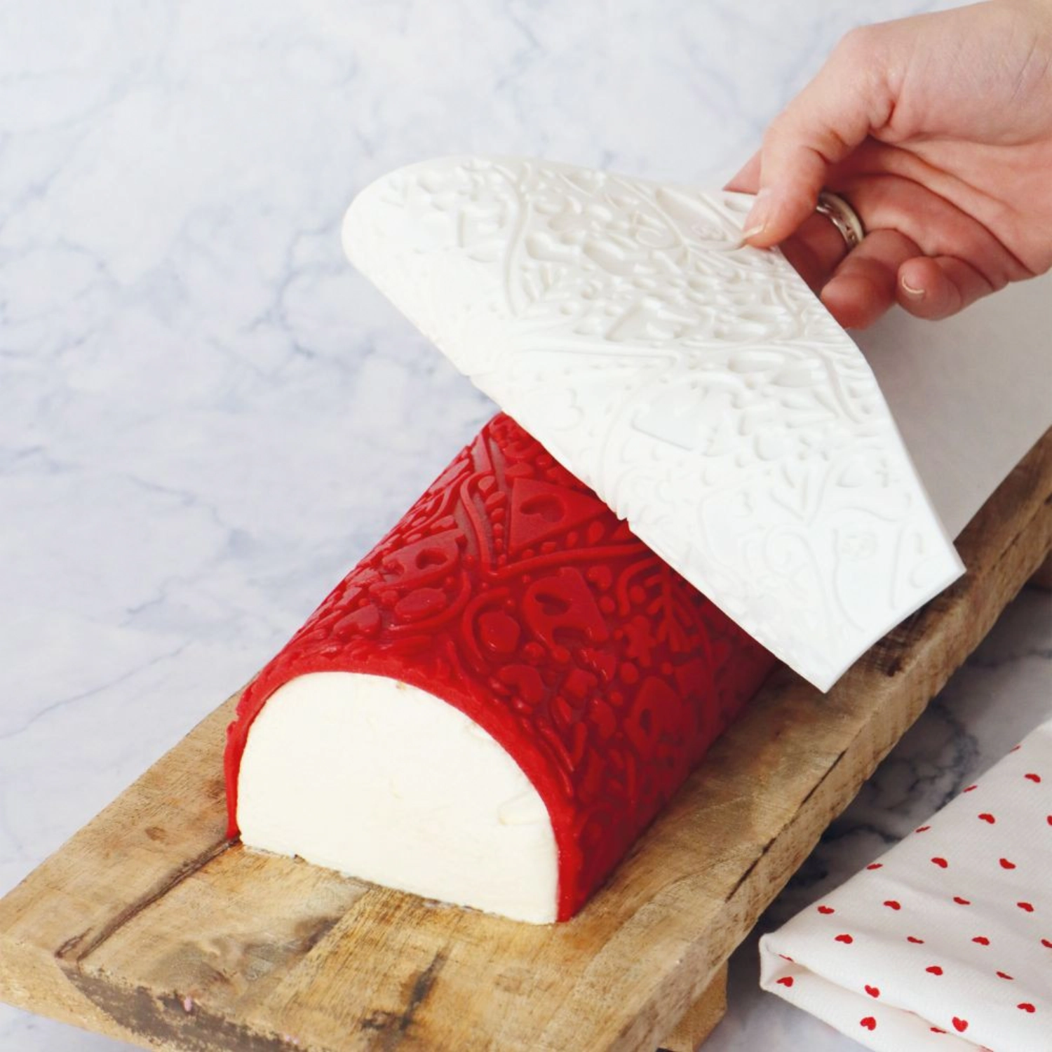 Tapis en silicone pour roulé noël 40x30cm