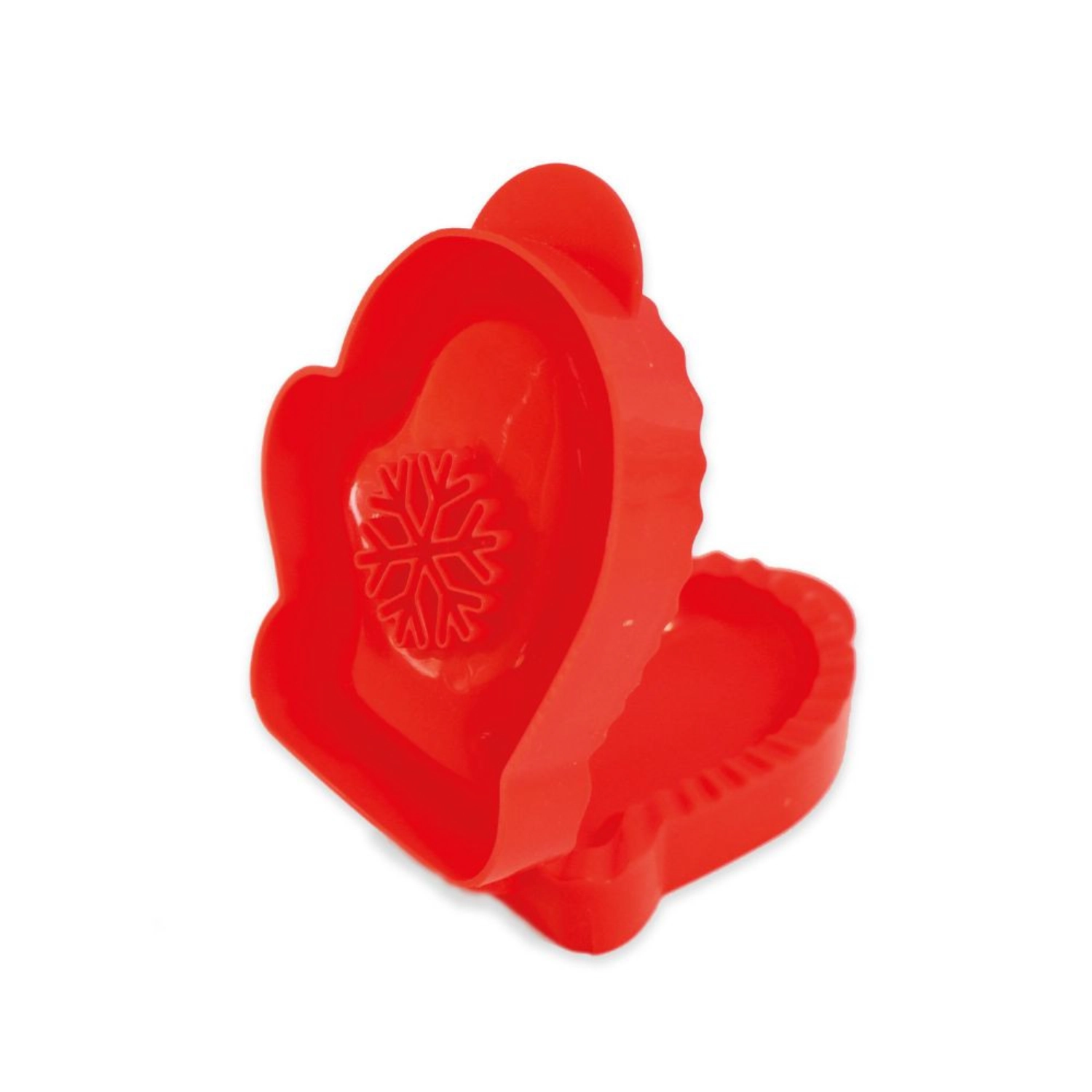 Moule à pâte noël gant avec flocon de neige