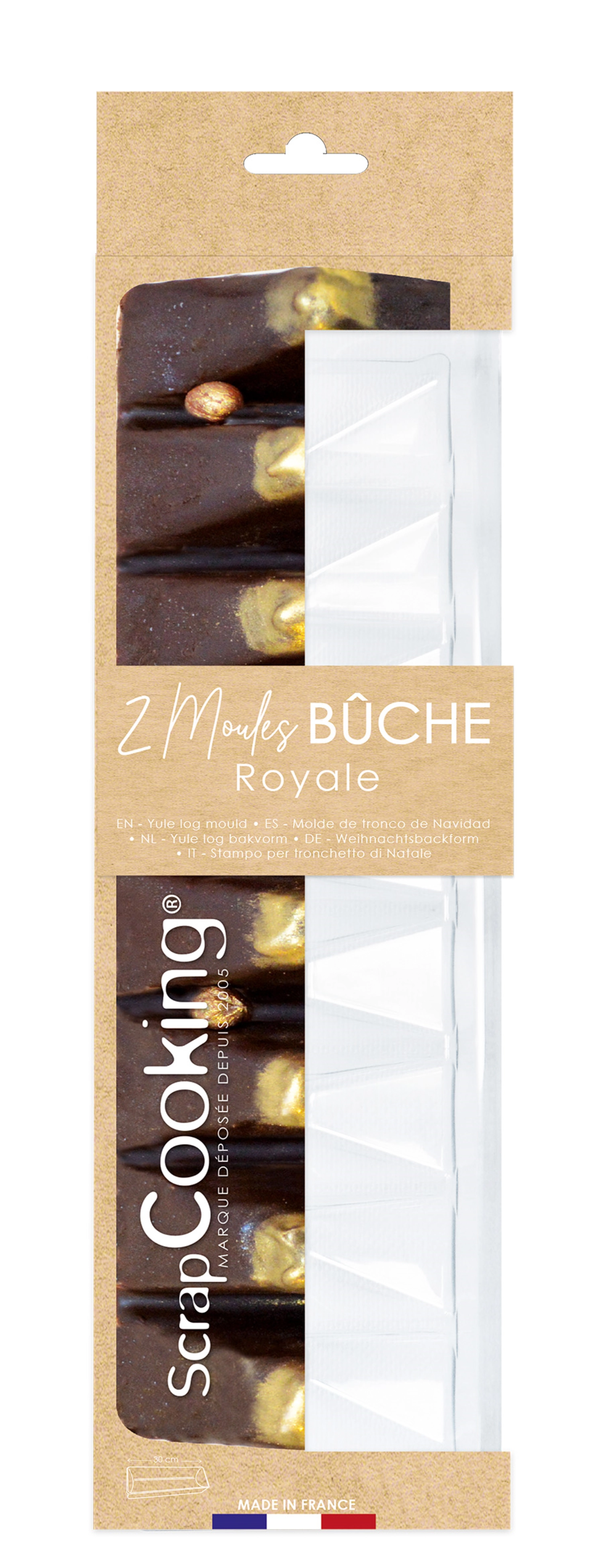 Set de 2 bûche royale