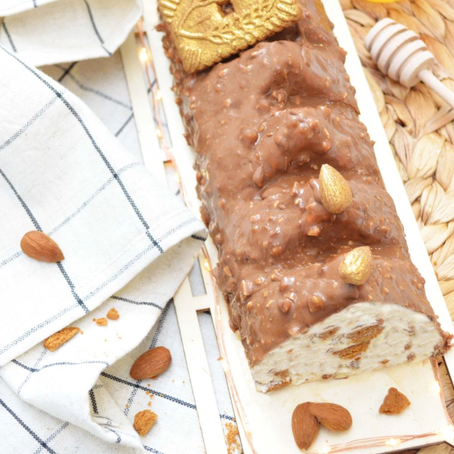 Set de 2 bûche royale