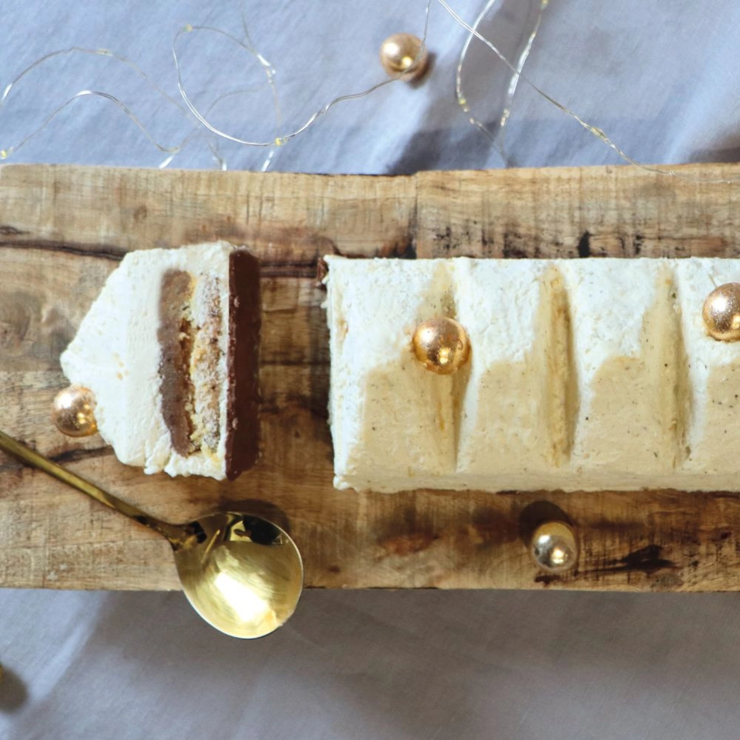 Set de 2 bûche royale