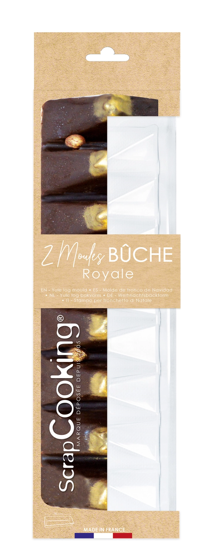 Set de 2 bûche royale