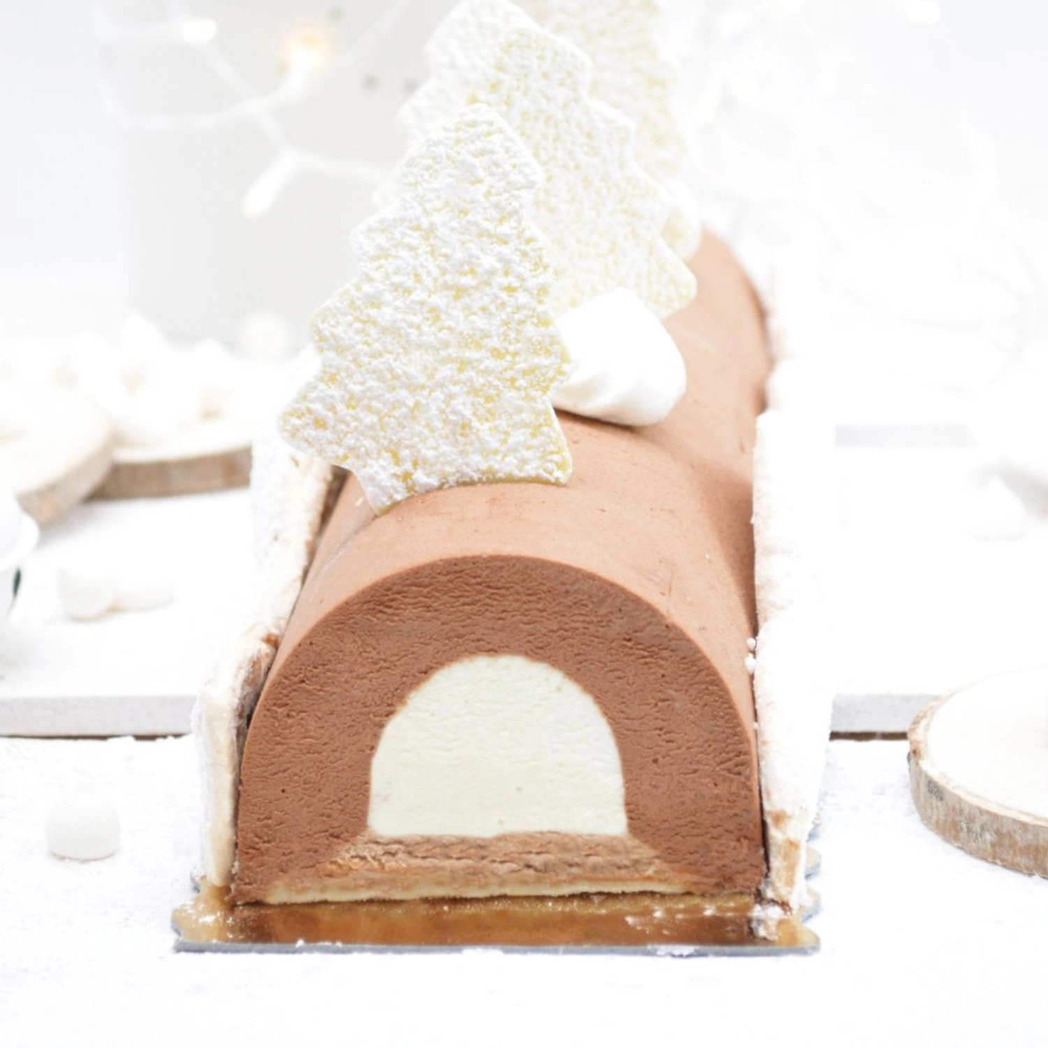 Set de 2 bûche avec moule intérieur