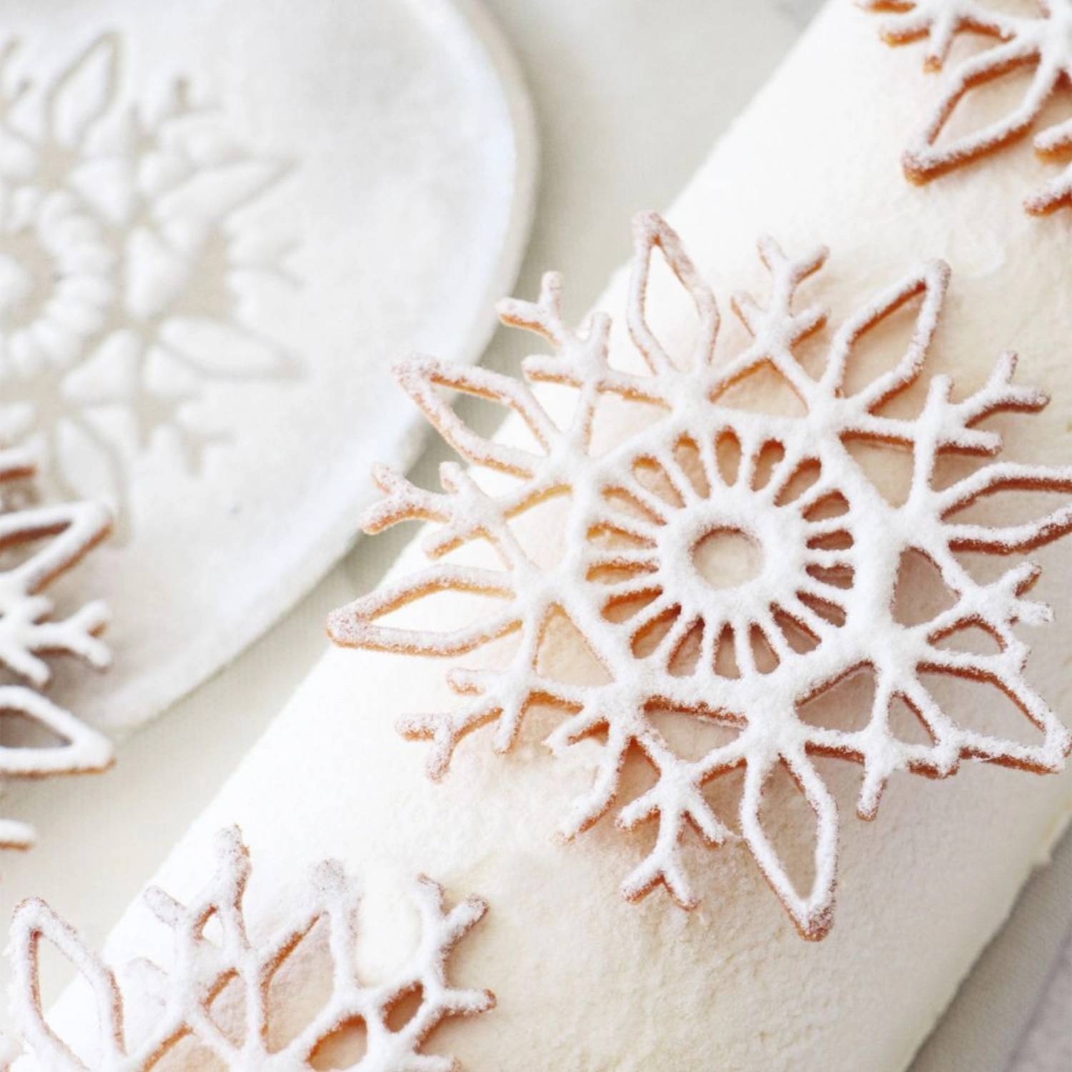 Moule à gâteaux pour topper noël flocons de neige