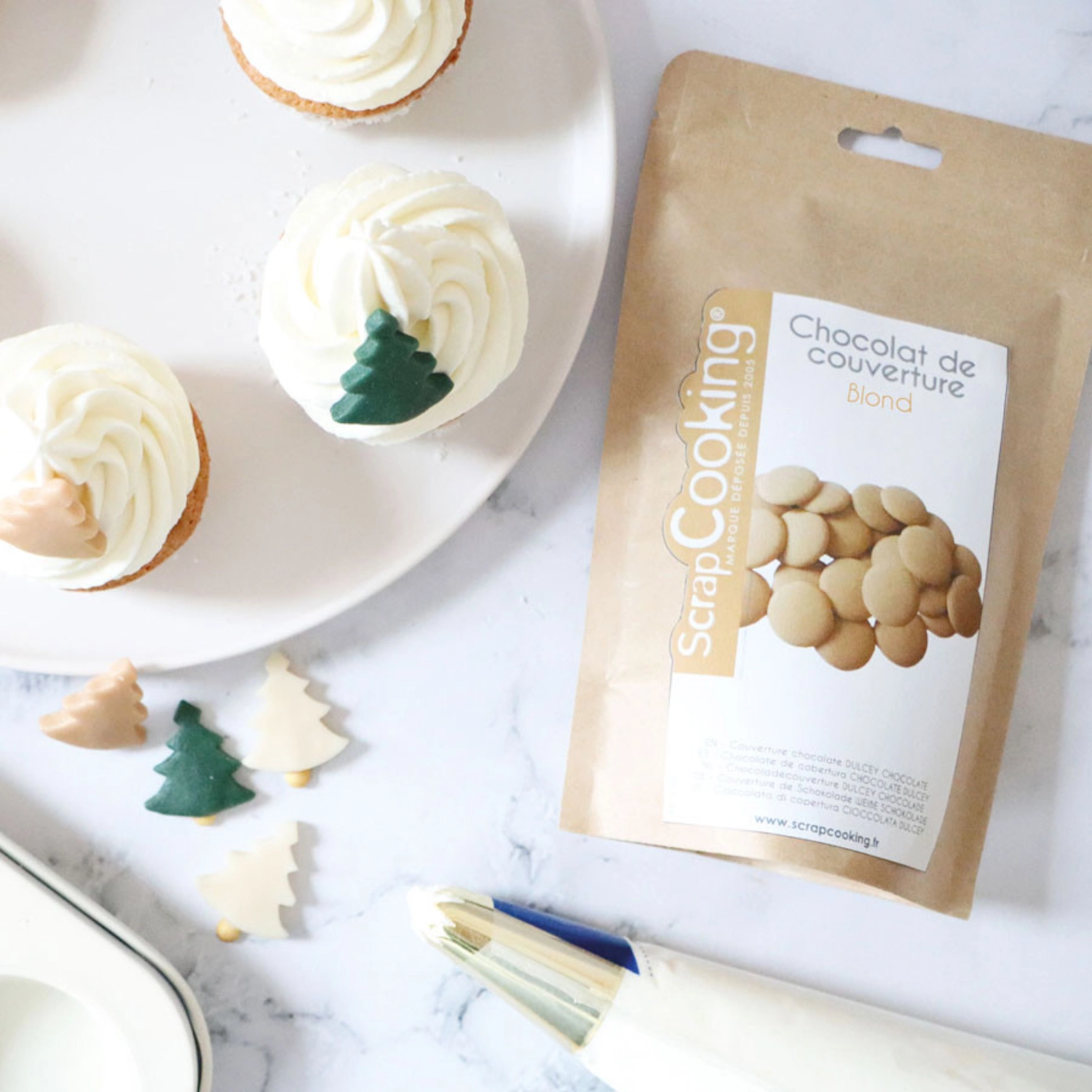 Gouttes de chocolat au caramel