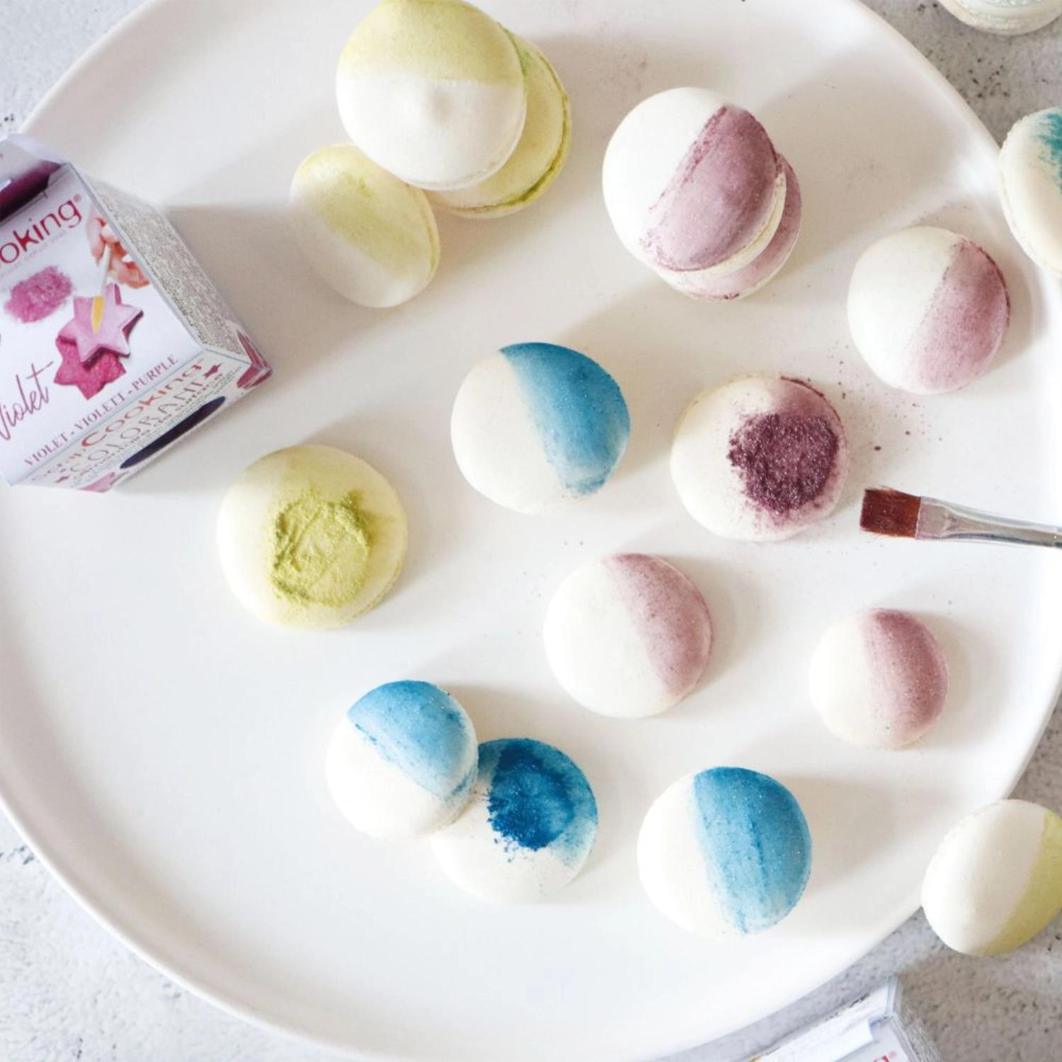 Farbpulver kaltes Oberflächendekor irisierend