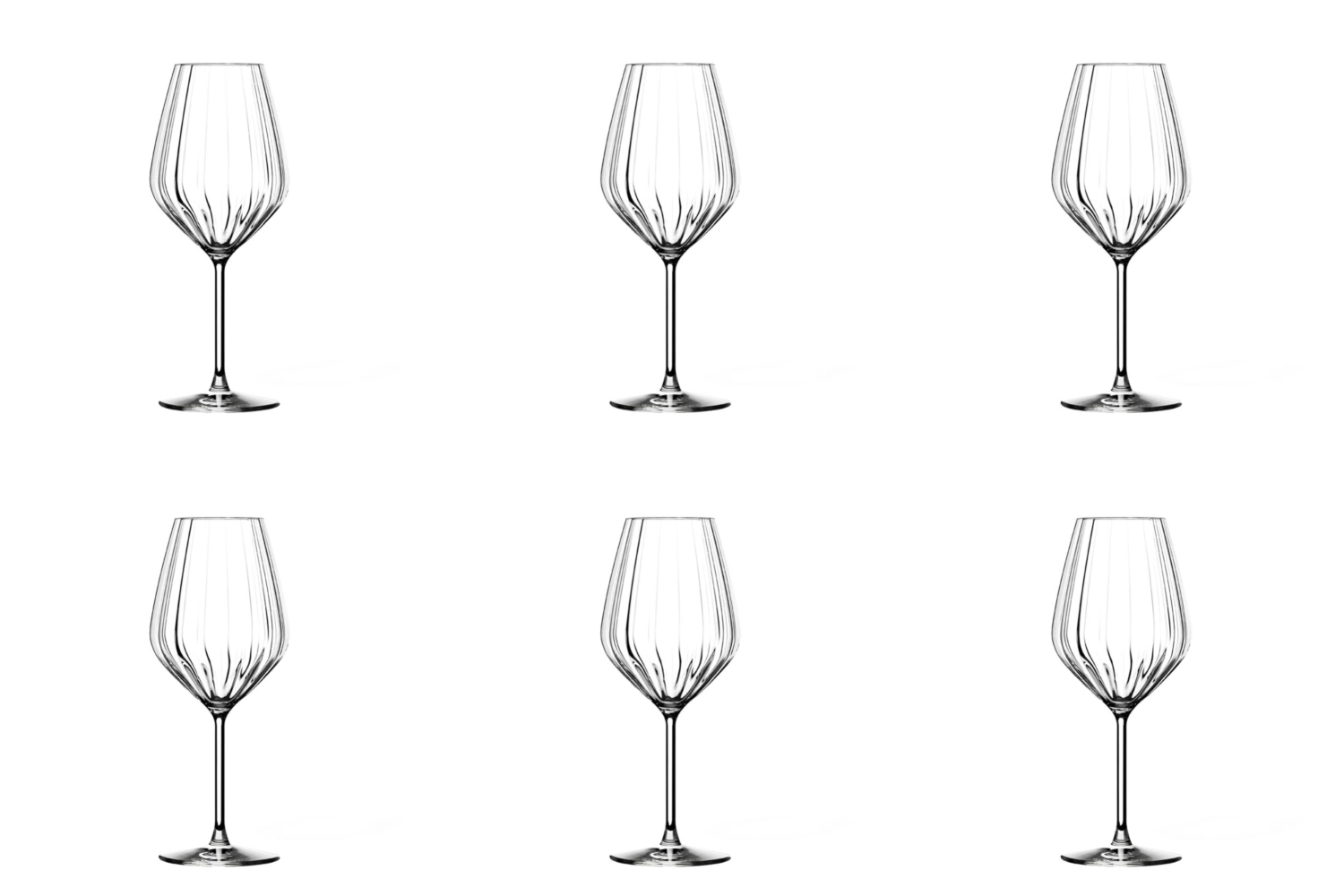 Lot de 6 verres à vin Excellence Optic