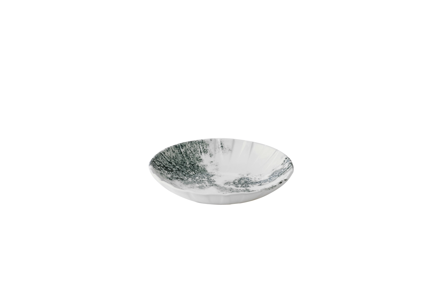 Alchemy Abstract Smoke Black Coupe assiette creuse