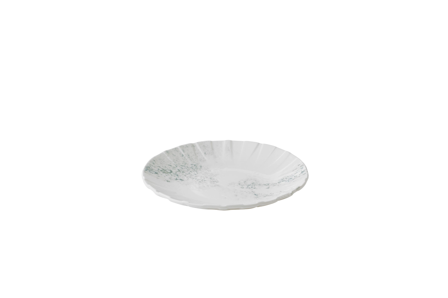 Alchemy Abstract Smoke Grey Coupe Assiette plate