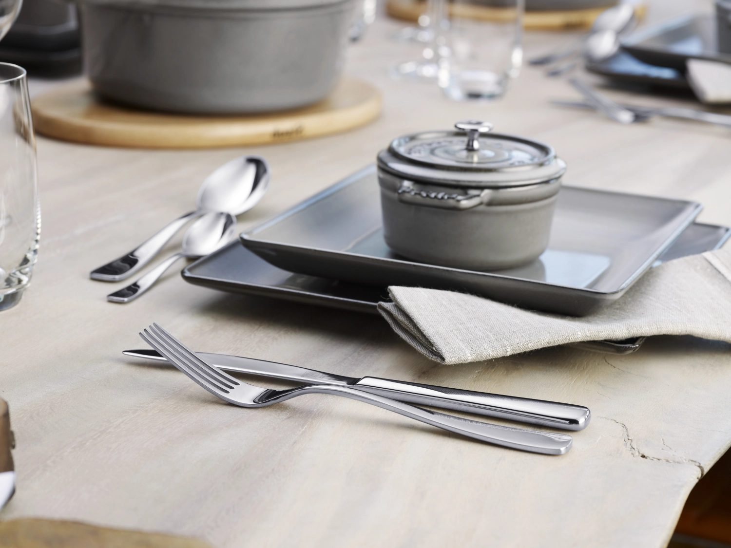 68 pcs. Soho couvert de table poli