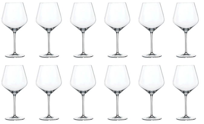 12er Set Style Bordeauxkelch