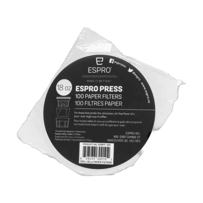 Kaffeefilter Papier für French Press 532ml