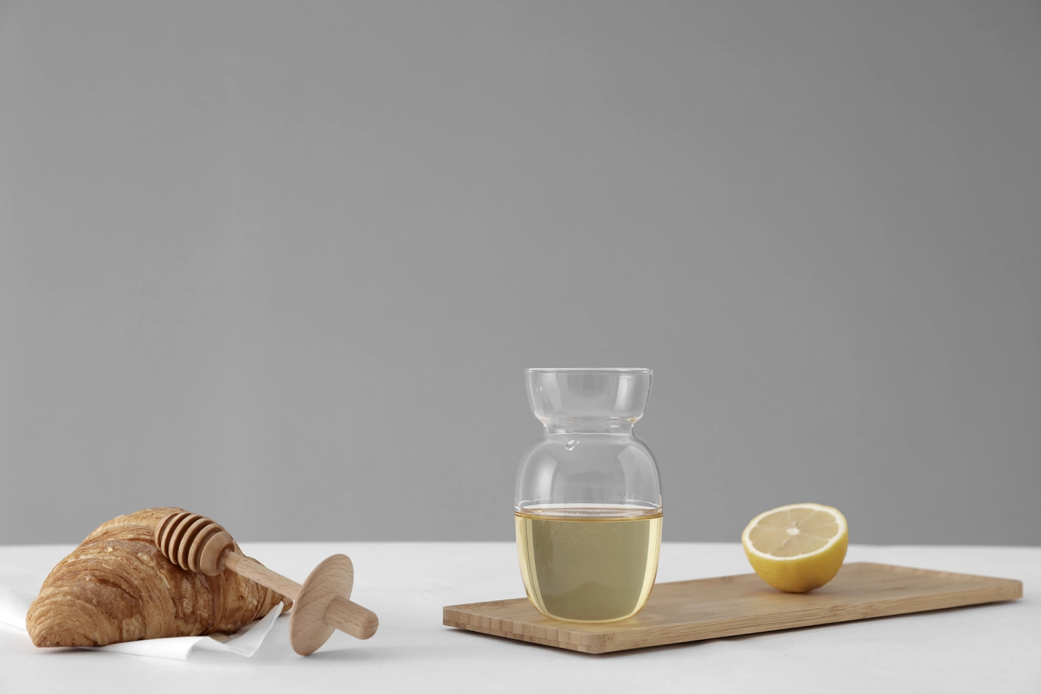 Minima pot à miel avec cuillère en bois