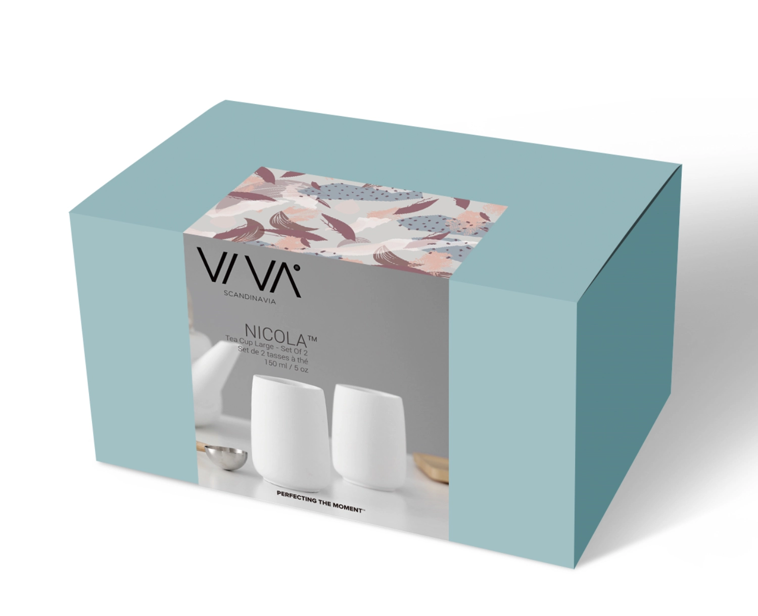 Set de 2 tasses à thé Nicola double paroi