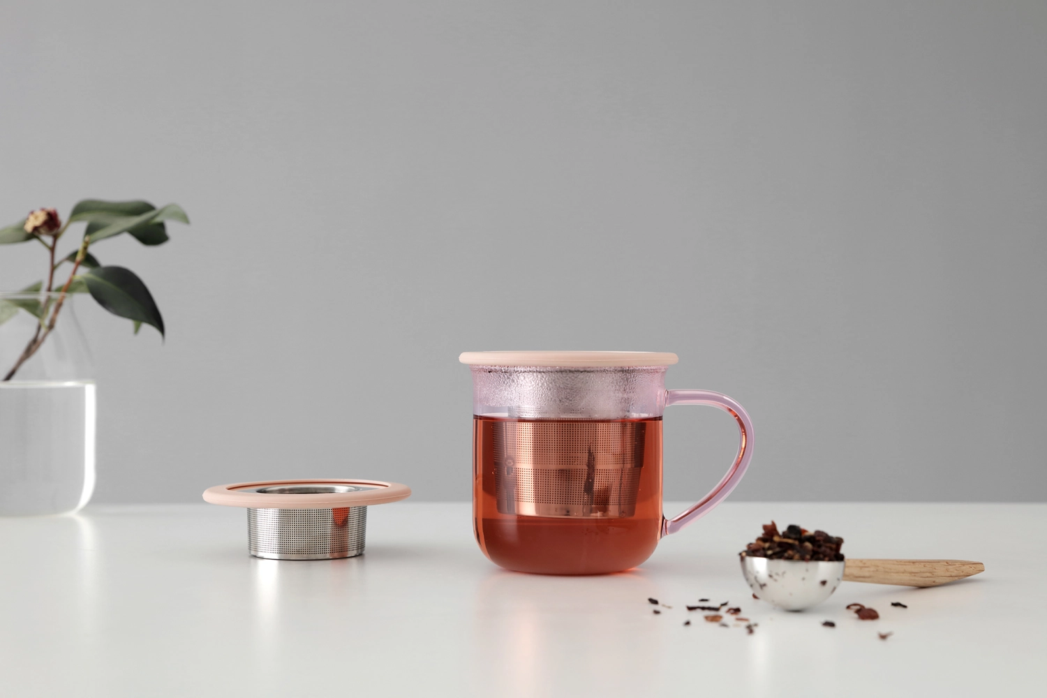 Infusion passoire à thé pliable
