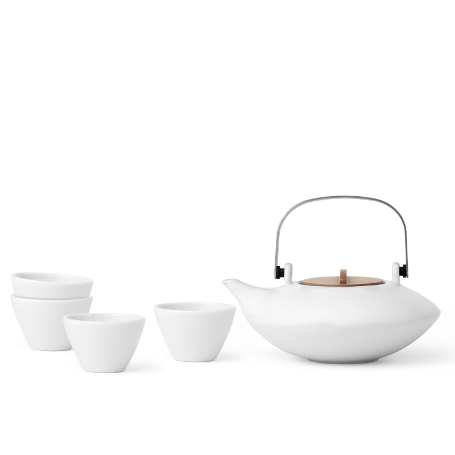 3er Set Pure Teekrug mit Tasse