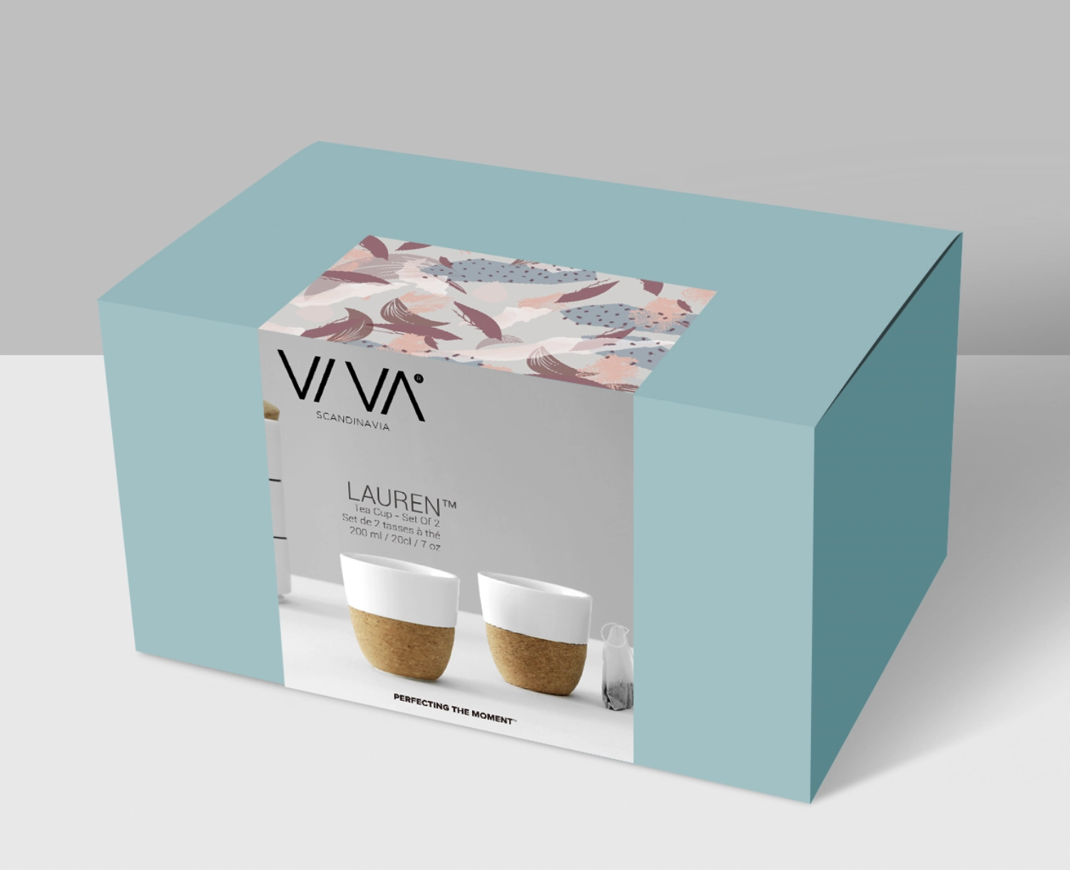 Set de 2 tasses à thé Lauren