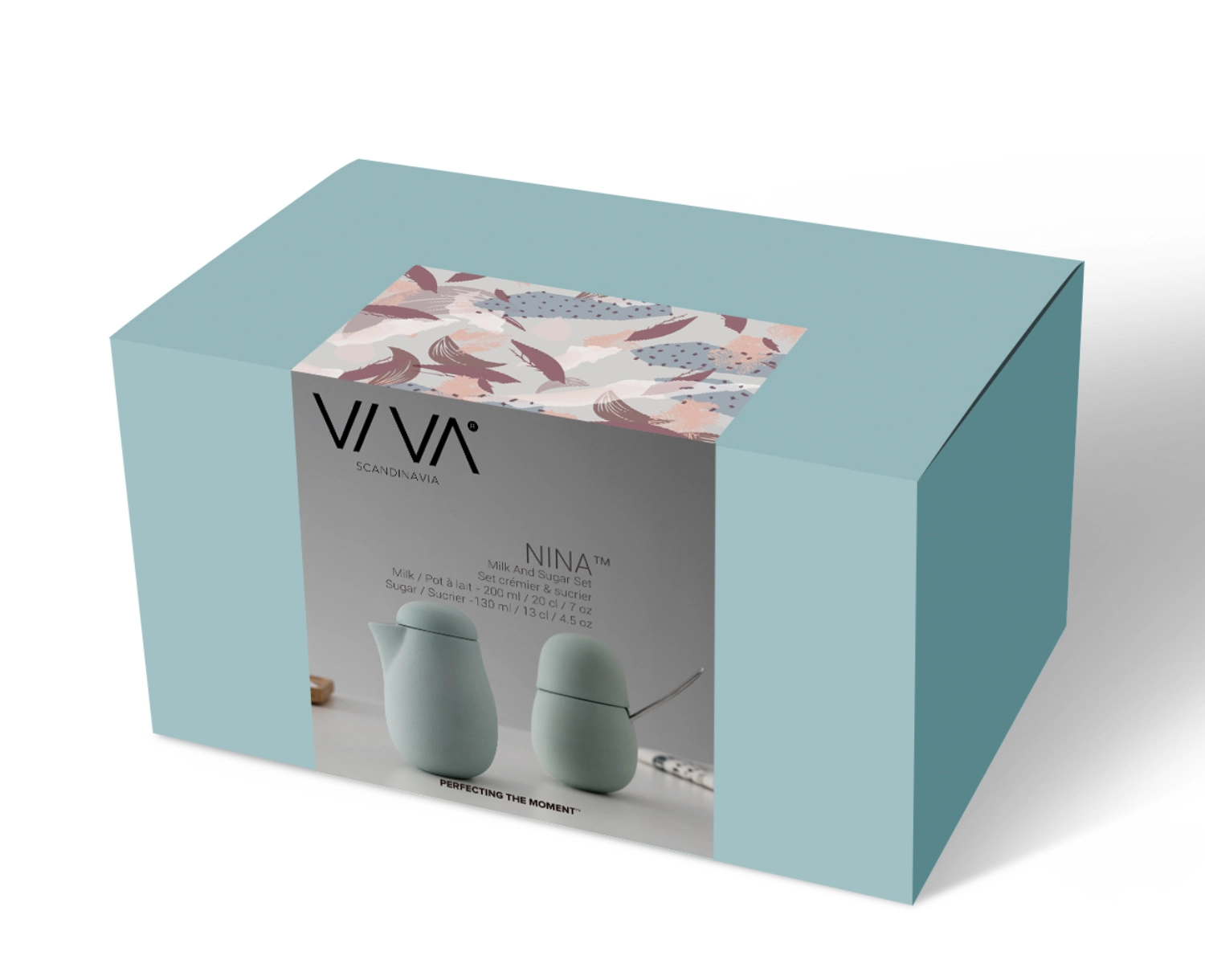 Lot de 2 tasses à lait et à sucre Nina