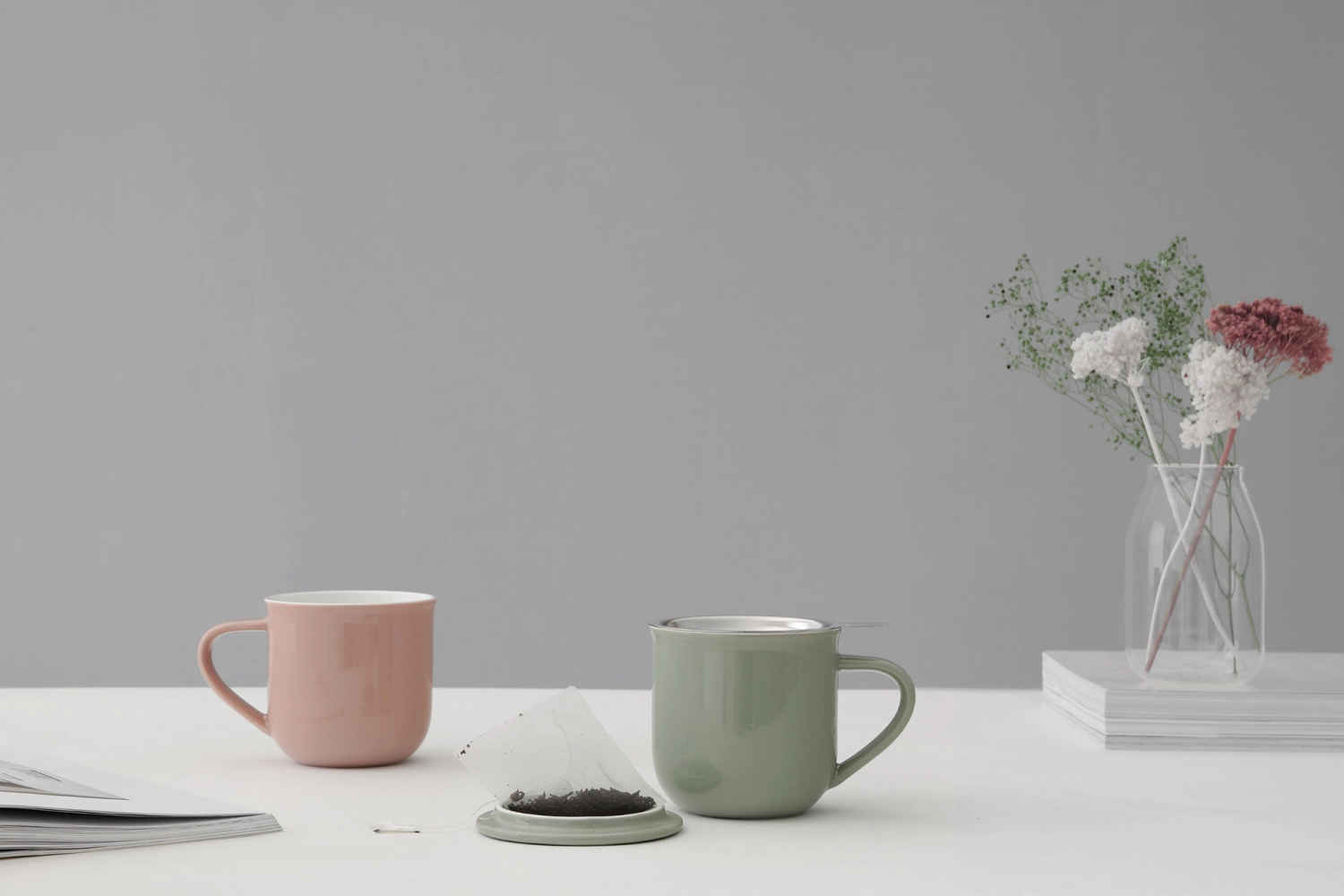 2er Set Minima Eva Tasse mit Sieb