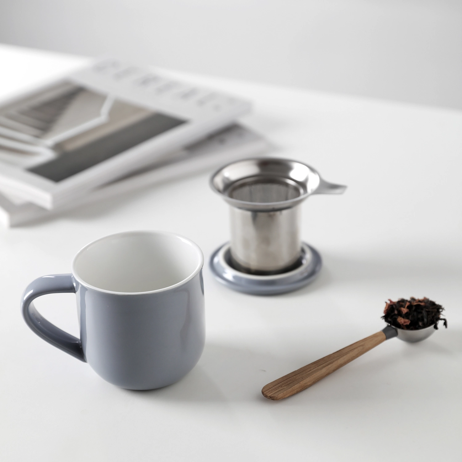 2er Set Minima Eva Tasse mit Sieb